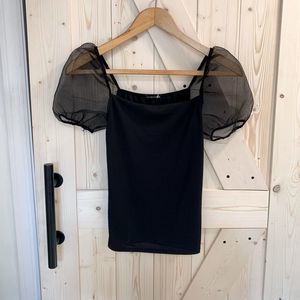 MIND CODE Brand New Gorgeous Elegant Black Blouse 👚